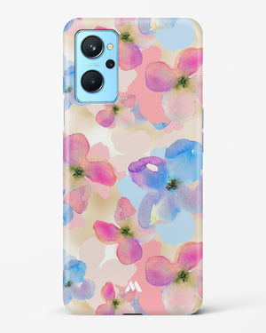 Watercolour Daisies Hard Case Phone Cover-(Realme)