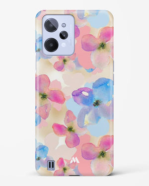 Watercolour Daisies Hard Case Phone Cover-(Realme)