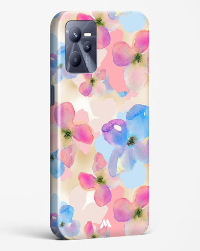 Watercolour Daisies Hard Case Phone Cover-(Realme)