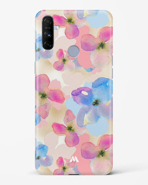 Watercolour Daisies Hard Case Phone Cover-(Realme)