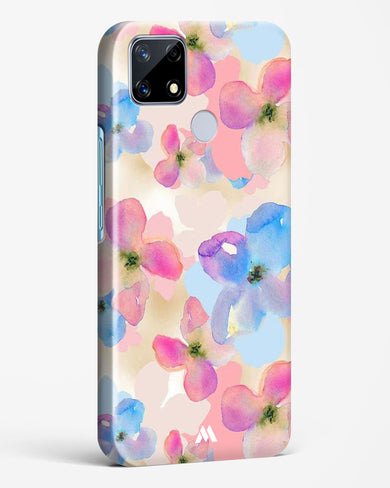 Watercolour Daisies Hard Case Phone Cover-(Realme)