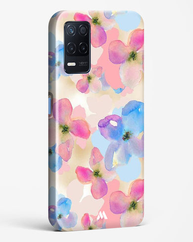 Watercolour Daisies Hard Case Phone Cover-(Realme)