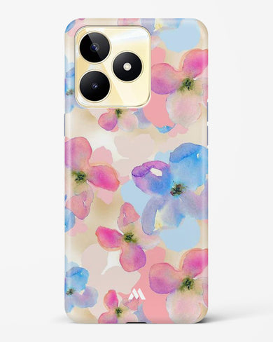 Watercolour Daisies Hard Case Phone Cover-(Realme)