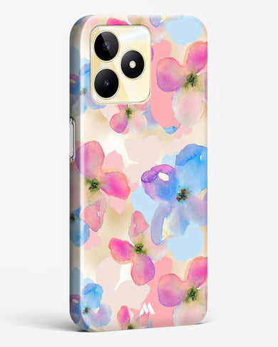 Watercolour Daisies Hard Case Phone Cover-(Realme)