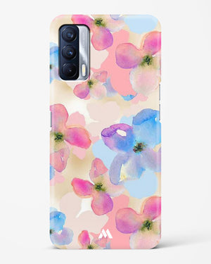 Watercolour Daisies Hard Case Phone Cover-(Realme)