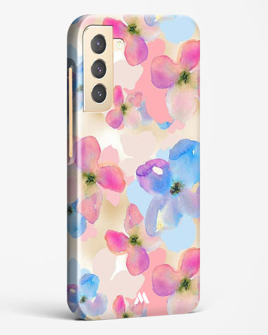 Watercolour Daisies Hard Case Phone Cover-(Samsung)