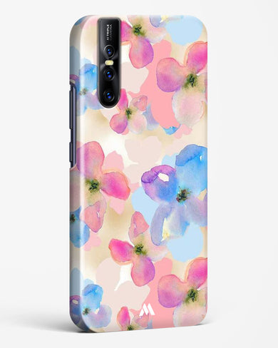 Watercolour Daisies Hard Case Phone Cover (Vivo)