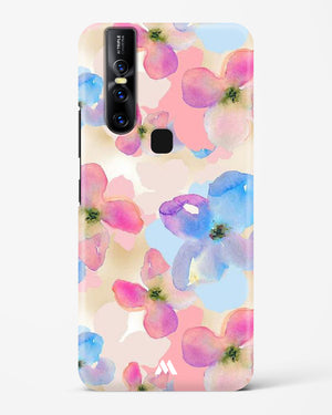 Watercolour Daisies Hard Case Phone Cover-(Vivo)