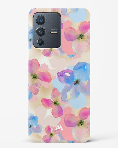 Watercolour Daisies Hard Case Phone Cover-(Vivo)