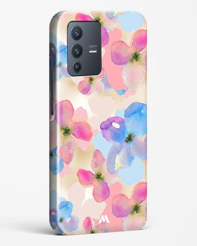 Watercolour Daisies Hard Case Phone Cover-(Vivo)