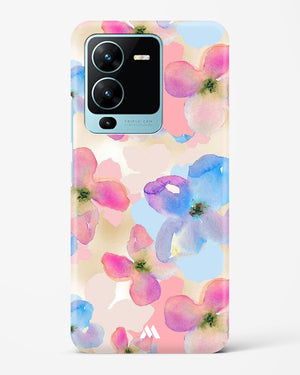 Watercolour Daisies Hard Case Phone Cover-(Vivo)