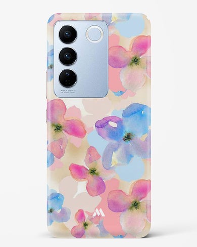 Watercolour Daisies Hard Case Phone Cover-(Vivo)