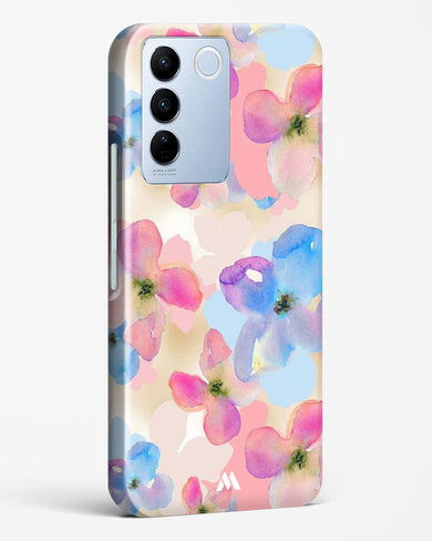 Watercolour Daisies Hard Case Phone Cover-(Vivo)