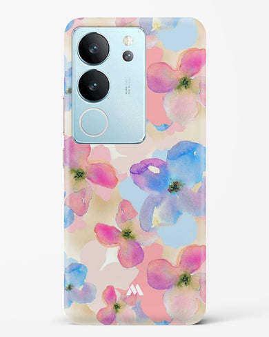 Watercolour Daisies Hard Case Phone Cover-(Vivo)