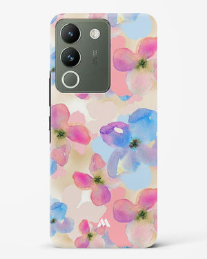 Watercolour Daisies Hard Case Phone Cover-(Vivo)