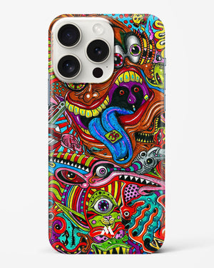 Psychedelic Monster Art Hard Case iPhone 15 Pro