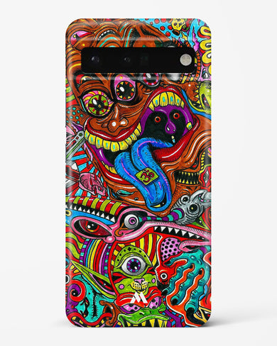 Psychedelic Monster Art Hard Case Phone Cover (Google)