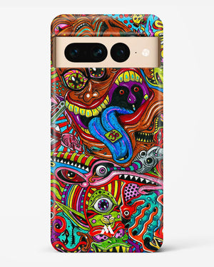 Psychedelic Monster Art Hard Case Phone Cover-(Google)