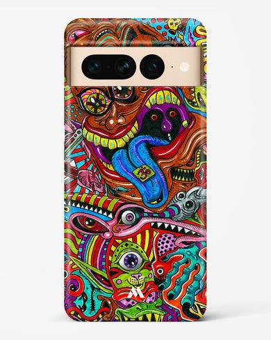 Psychedelic Monster Art Hard Case Phone Cover (Google)