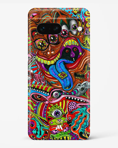 Psychedelic Monster Art Hard Case Phone Cover (Google)