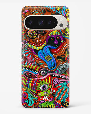 Psychedelic Monster Art Hard Case Phone Cover (Google)