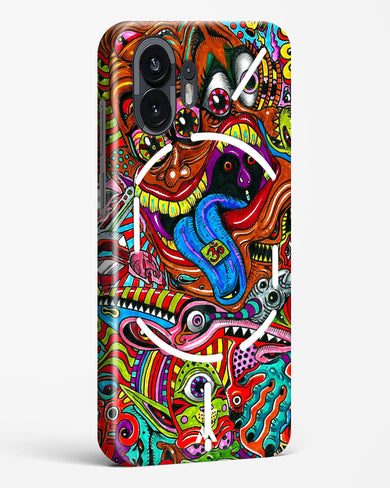 Psychedelic Monster Art Hard Case Phone Cover (Nothing)