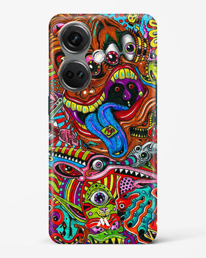 Psychedelic Monster Art Hard Case Phone Cover-(OnePlus)