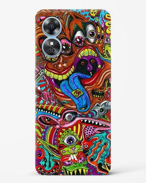 Psychedelic Monster Art Hard Case Phone Cover-(Oppo)