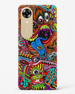 Psychedelic Monster Art Hard Case Phone Cover (Oppo)