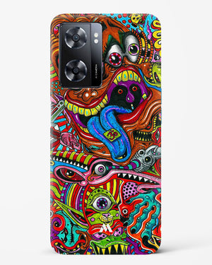 Psychedelic Monster Art Hard Case Phone Cover-(Oppo)