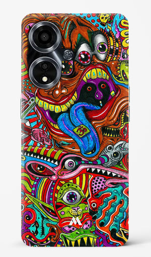 Psychedelic Monster Art Hard Case Phone Cover (Oppo)