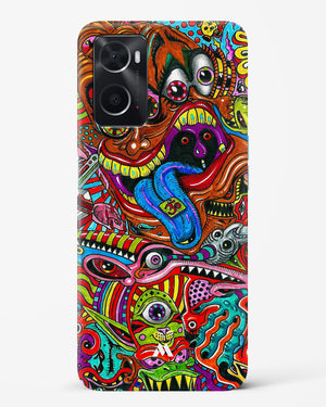 Psychedelic Monster Art Hard Case Phone Cover-(Oppo)