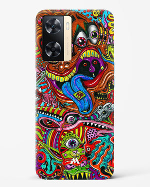 Psychedelic Monster Art Hard Case Phone Cover-(Oppo)