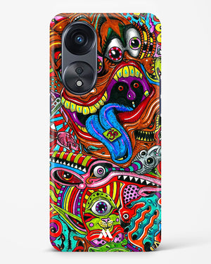 Psychedelic Monster Art Hard Case Phone Cover-(Oppo)