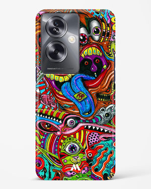 Psychedelic Monster Art Hard Case Phone Cover (Oppo)