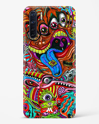 Psychedelic Monster Art Hard Case Phone Cover (Oppo)