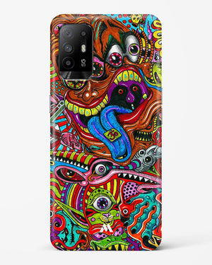 Psychedelic Monster Art Hard Case Phone Cover-(Oppo)