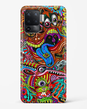 Psychedelic Monster Art Hard Case Phone Cover-(Oppo)