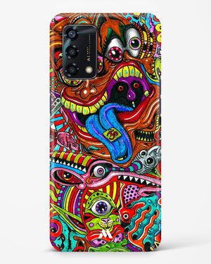 Psychedelic Monster Art Hard Case Phone Cover-(Oppo)