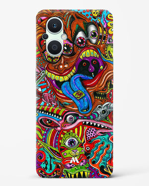 Psychedelic Monster Art Hard Case Phone Cover-(Oppo)