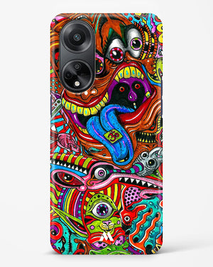 Psychedelic Monster Art Hard Case Phone Cover (Oppo)