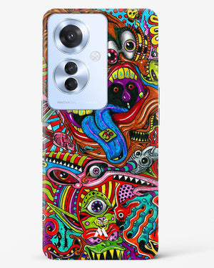 Psychedelic Monster Art Hard Case Phone Cover (Oppo)