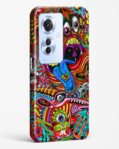 Psychedelic Monster Art Hard Case Phone Cover (Oppo)