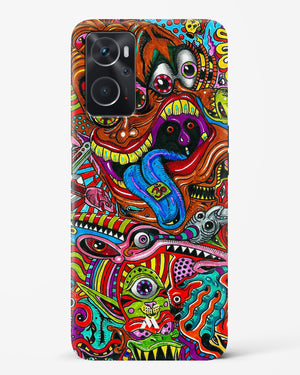 Psychedelic Monster Art Hard Case Phone Cover-(Oppo)