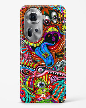 Psychedelic Monster Art Hard Case Phone Cover (Oppo)