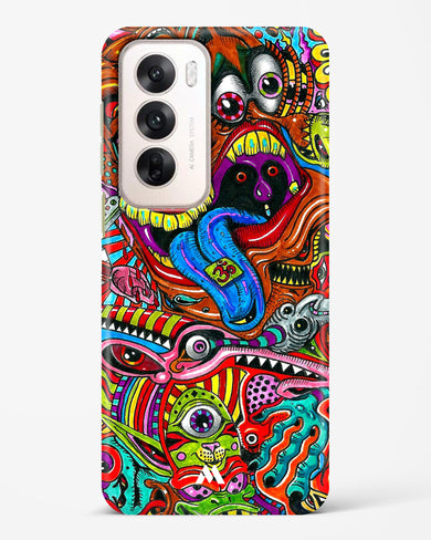 Psychedelic Monster Art Hard Case Phone Cover (Oppo)