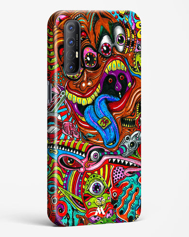 Psychedelic Monster Art Hard Case Phone Cover-(Oppo)