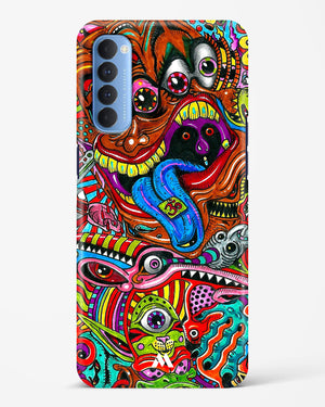 Psychedelic Monster Art Hard Case Phone Cover-(Oppo)