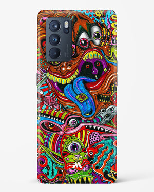 Psychedelic Monster Art Hard Case Phone Cover (Oppo)
