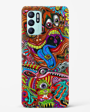 Psychedelic Monster Art Hard Case Phone Cover-(Oppo)